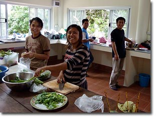 staff in Kitchen